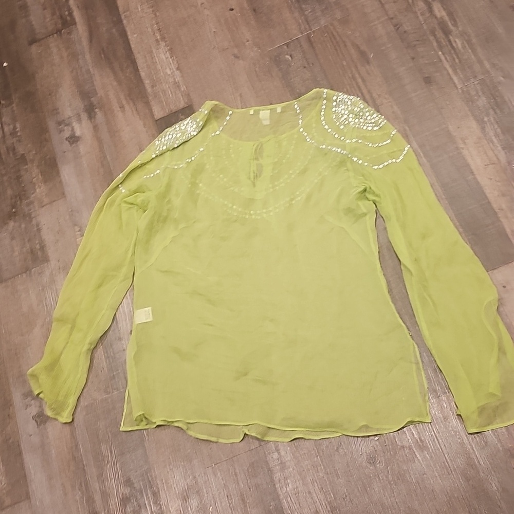 N Green Laundry Shirt Sz M - Picture 3 of 4